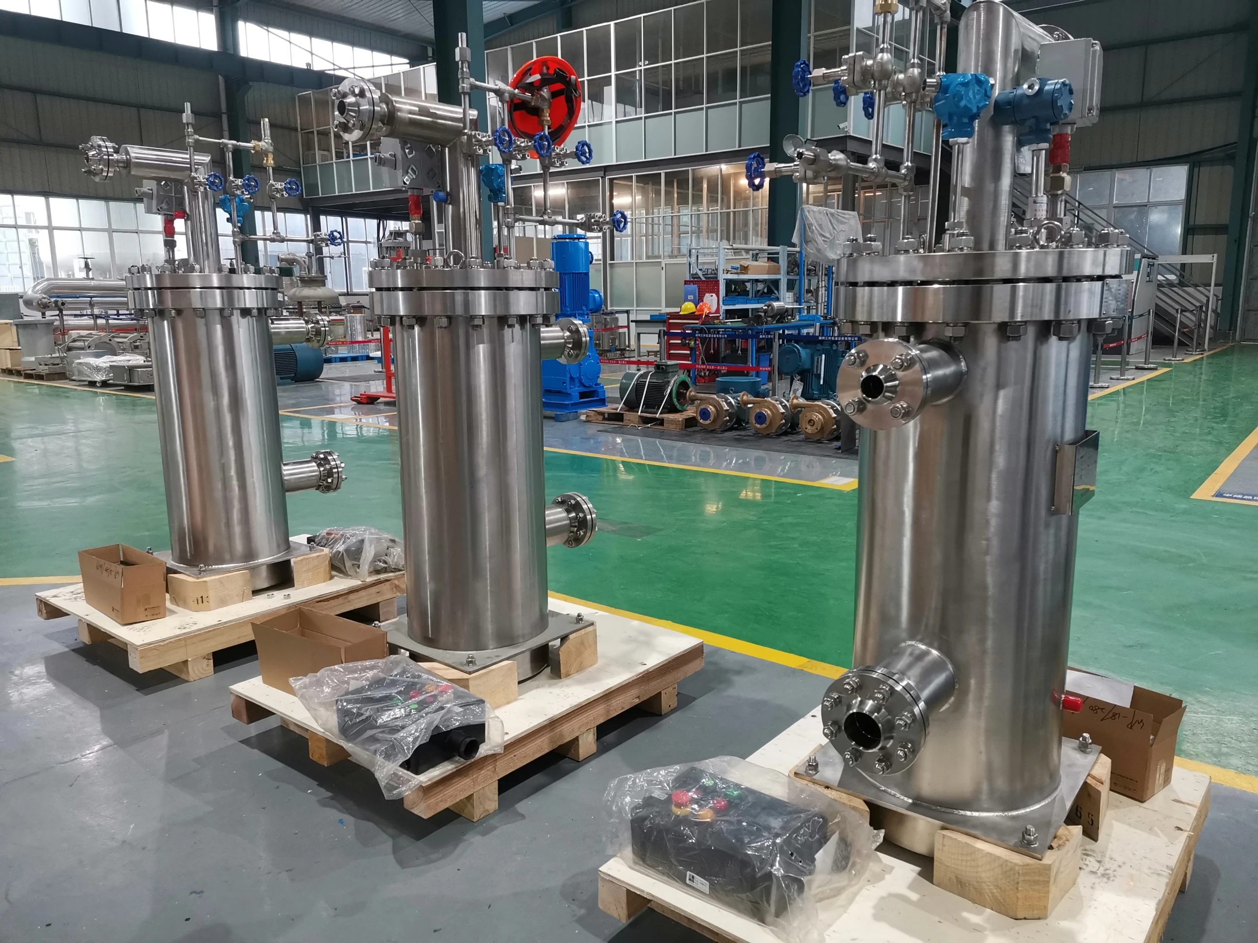Sanjing Cryogenic Equipment LNG Submerged Motor Pump in Factory