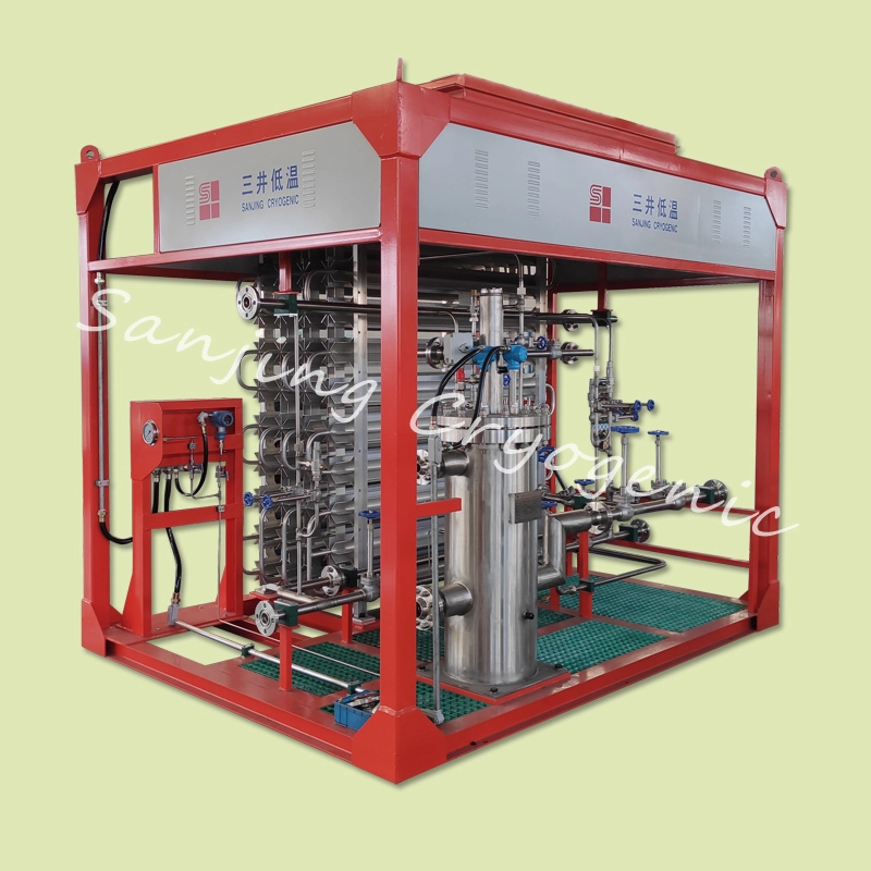 Sanjing Cryogenic Equipment LNG Submerged Motor Pump skid diagram